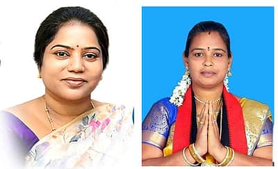 ஆரணி தொகுதியில் முதல்முறையாக இரு பெண் வேட்பாளா்கள்!