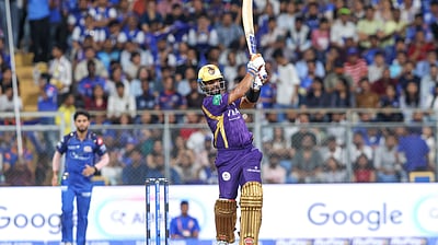 ரஹானே, ரகுவன்ஷி அரைசதம்: மும்பை இந்தியன்ஸுக்கு 221 ரன்கள் இலக்கு!