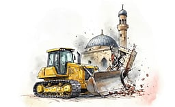 உ.பி.யில் அரசு நிலத்தில் கட்டப்பட்ட மசூதி இடிப்பு!