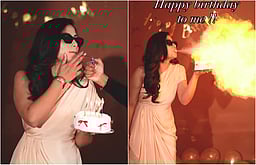 சாகசம் செய்து பிறந்தநாள் கொண்டாடிய நடிகை மதுமிதா!