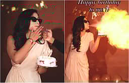 சாகசம் செய்து பிறந்த நாள் கொண்டாடிய நடிகை மதுமிதா!