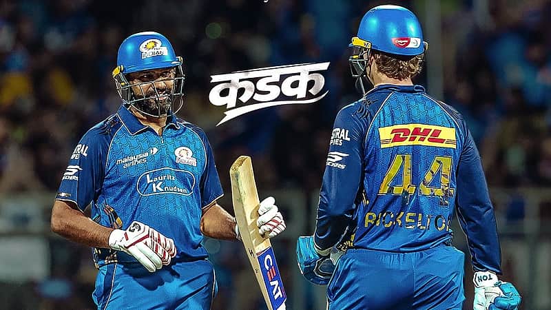 Rohit Sharma, Ryan Rickelton.