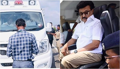 முதல்வர் ஸ்டாலின் பிரசார வாகனத்தில் பறக்கும் படை சோதனை!