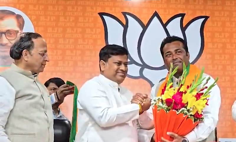 Tennis player Leander Paes joins the BJP