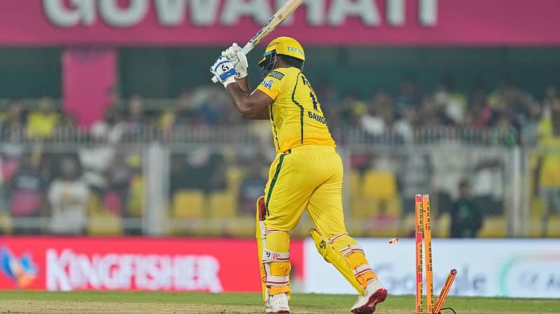 Sanju Samson dismissed in the match against Rajasthan.