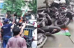 தேர்தல் ஆணையத்திற்கு வெளியே திரிணமூல் - பாஜக தொண்டர்கள் மோதல்!