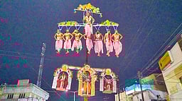 கோபி பச்சைமலை சுப்பரமணிய சுவாமி கோவிலில் பங்குனி உத்திர தோ் திருவிழா!