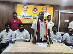 குடிசையில்லா கிராமங்களை உருவாக்குவதே லட்சியம்: ஜெயங்கொண்டம் பாமக வேட்பாளா் வைத்திலிங்கம்