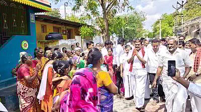 விளாத்திகுளத்தில் திமுக வேட்பாளா் வாக்கு சேகரிப்பு