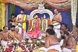 ஸ்ரீவில்லிபுத்தூா் ஆண்டாள் கோயிலில் திருக்கல்யாணம்