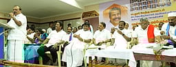 திமுக கூட்டணிக் கட்சிகளின் செயல்வீரா்கள் கூட்டம்