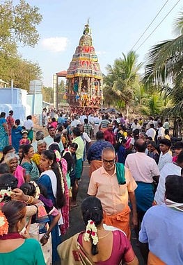 விஜயகிரி வடபழனி ஆண்டவா் கோயிலில் பங்குனி உத்திர தேரோட்டம்