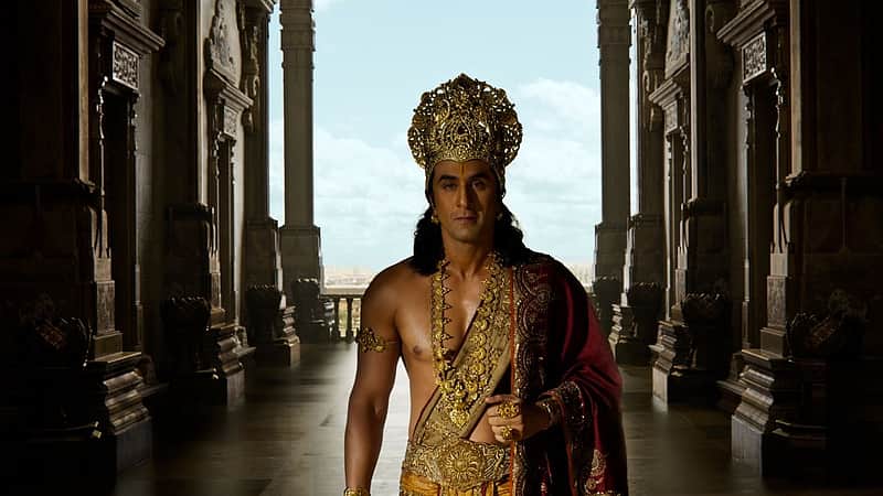 Ranbir Kapoor in the movie Ramayana.