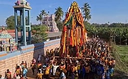 தொட்டியம் மதுரை காளியம்மன் கோயிலில் திருத்தோ் வீதியுலா