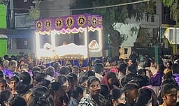 ஆலந்தலையில் இயேசுவின் திருவுடல் பவனி