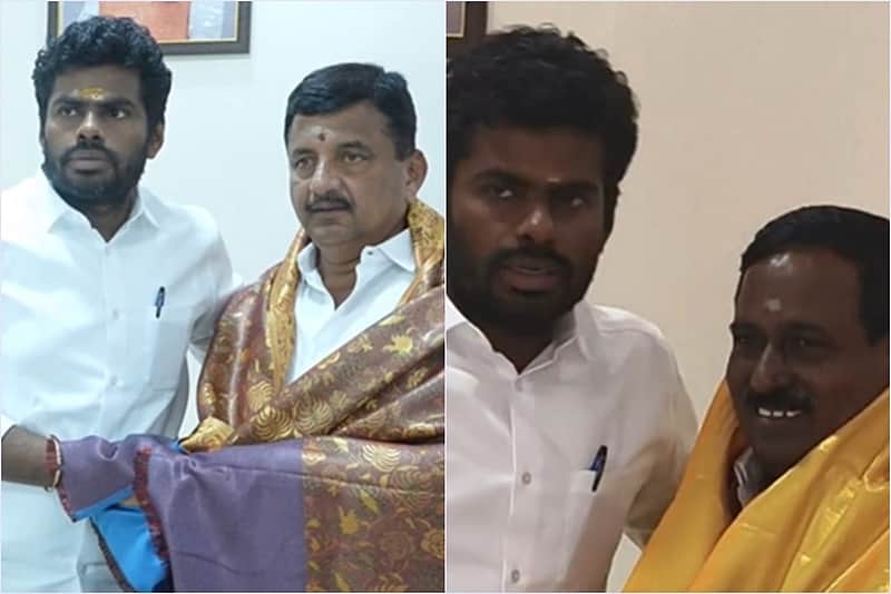 ADMK Candidates Meet Annamalai