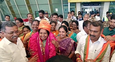 திமுகவின் குடும்ப ஆட்சி தமிழக வளா்ச்சிக்கு தடை: மத்திய இணையமைச்சா் எல்.முருகன் விமா்சனம்