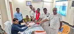ஸ்ரீவில்லிபுத்தூரில் இந்திய கம்யூனிஸ்ட்,
புதிய தமிழகம் கட்சியினா் வேட்புமனு தாக்கல்