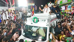 ஆற்காடு: அதிமுக வேட்பாளா்களை ஆதரித்து எடப்பாடி பழனிசாமி பிரசாரம்