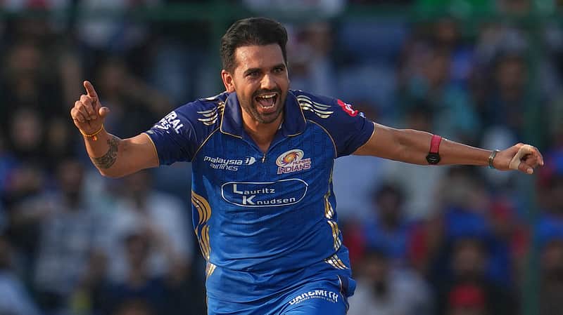 Mumbai Indians player Deepak Chahar