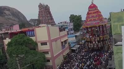 திருப்பரங்குன்றம் சுப்பிரமணிய சுவாமி கோயில் பங்குனி தேரோட்டம்!