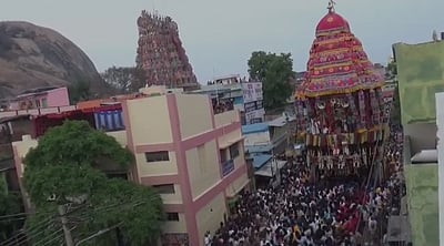 திருப்பரங்குன்றம் சுப்பிரமணிய சுவாமி கோயில் பங்குனி தேரோட்டம்!