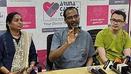 அருணா காா்டியாக் கோ் மருத்துவமனையில்
இதய சிகிச்சைக்கான இந்தோ- சிங்கப்பூா் பயற்சி முகாம்