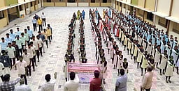 அரசு கலைக் கல்லூரியில் 100 சதவீதம் வாக்களிக்கக் கோரி உறுதிமொழி ஏற்பு