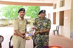 கமுதிக்கு துணை ராணுவ குழுவினா் வருகை