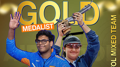 உலகக் கோப்பை துப்பாக்கி சுடுதல்: உலக சாதனையுடன் தங்கம் வென்ற இந்தியர்கள்!