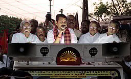 திமுகவின் சாதனைத் திட்டங்களைக் கூறி வாக்கு சேகரிக்கிறோம்: வி.செந்தில்பாலாஜி