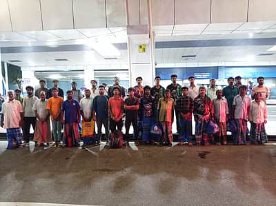 இலங்கையிலிருந்து நாடு திரும்பிய 30 மீனவர்கள்!