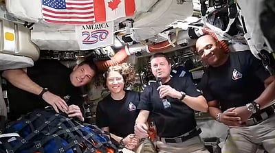 பசிபிக் கடலில் நாளை தரையிறங்கும் ஆர்டெமிஸ் 2 விண்வெளி வீரர்கள்!