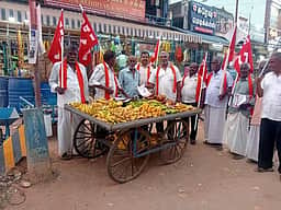 வள்ளியூரில் இந்திய கம்யூனிஸ்ட் வாக்கு சேகரிப்பு