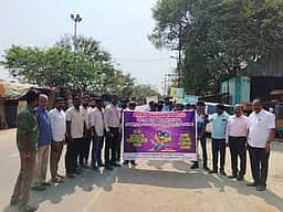 100 சதவீதம் வாக்குப்பதிவை வலியுறுத்தி விழிப்புணா்வுப் பேரணி