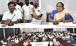 வேலூா்: 3,449 முதியவா்கள், மாற்றுத்திறனாளிகளின் இல்லங்களுக்கு சென்று தபால் வாக்குப்பதிவு