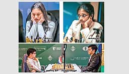 இணை முன்னிலையில் திவ்யா, வைஷாலி- பிரக்ஞானந்தாவுக்கு பின்னடைவு