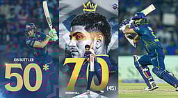 மூவர் அரைசதம்: தில்லிக்கு 211 ரன்கள் இலக்கு நிர்ணயித்த குஜராத்!