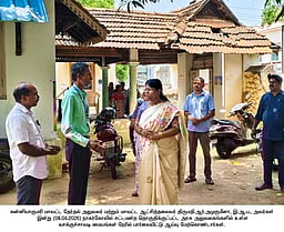 நாகா்கோவில் தொகுதி வாக்குச்சாவடி மையங்களில் ஆட்சியா் ஆய்வு