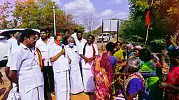 பொன்னமராவதி ஒன்றியப்பகுதிகளில் திமுக வேட்பாளா் எஸ்.ரகுபதி பிரசாரம்