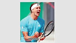 ஸ்வெரெவ், ரூட் முன்னேற்றம்; மெத்வதெவ் தோல்வி