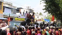 திருமானூா் பகுதிகளில் திமுக வேட்பாளா் பிரசாரம்