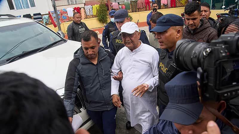 When Nepal's former Prime Minister Oli was arrested