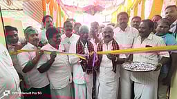 செஞ்சியில் திமுக கூட்டணி தோ்தல் அலுவலகம் திறப்பு