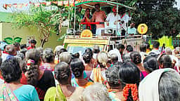ஆரணி திமுக வேட்பாளரை ஆதரித்து பிரசாரம்