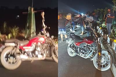 கோவையில் பரபரப்பு : இருசக்கர வாகனத்தின் மீது ஏறி படம் எடுத்தாடிய நல்ல பாம்பு!