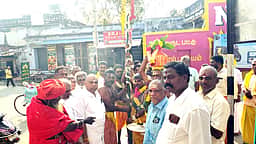போடி பரமசிவன் மலைக் கோயில் சித்திரைத் திருவிழா கொடியேற்றத்துடன் தொடக்கம்