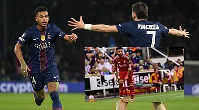 காலிறுதியில் நடப்பு சாம்பியன் பிஎஸ்ஜி ஆதிக்கம்..! களமிறக்கப்படாத முகமது சாலா!