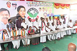 தென்காசியில் என்டிஏ தோ்தல் அலுவலகம் திறப்பு