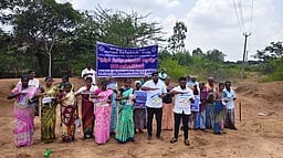 கந்தா்வகோட்டை அருகே 100% வாக்களிக்க விழிப்புணா்வு